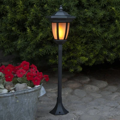 Abbildung von LED Solarleuchte Flame, 4 in 1, schwarz