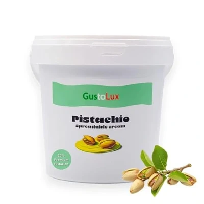 Abbildung von Pistaziencreme 500g 20% aus Sizilien für Dubai Schokolade Streichcreme Brotaufstrich