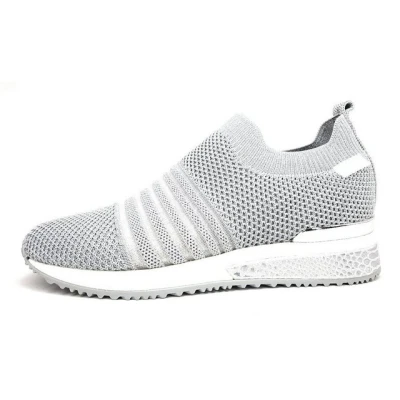 Abbildung von La Strada Damenschuhe Sneaker Low Slipper Silber Freizeit, Schuhgröße:40 EU