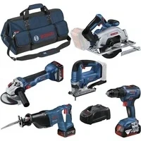 Abbildung von Bosch Professional 5 Toolkit 18V 0615990N39 Kombiset