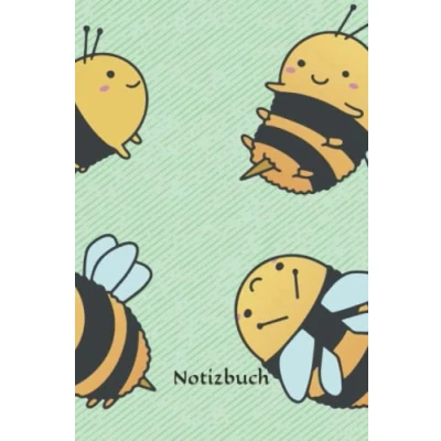 Abbildung von Notizbuch: Imker Notizbuch 6x9 Zoll DIN A5 100 Seiten liniert Bienen Notizheft Bienenzüchter Tagebuch Hobbyimker Schreibheft