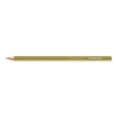 Abbildung von STAEDTLER Buntstifte Design Journey, helloliv, hoch pigmentiert, weiche Mine, Holz aus PEFC zertifizierten Wäldern, klassische Sechskantform, 6 Farbstifte in Faltschachtel, 146C 56