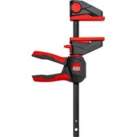 Abbildung von BESSEY Einhandzwinge mit drehbarem Griff EZ360M 15, Spannweite 150 mm Ausladung 60 mm, einfaches Überkopfarbeiten, Innovativer 360 Dreh Mechanismus, Gewicht 0,41 Kg