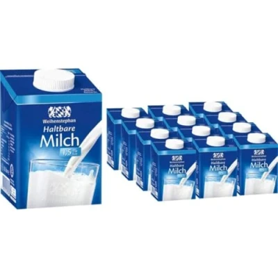 Abbildung von Weihenstephan Haltbare Milch 1,5% 500 Mililiter x 12 Stück