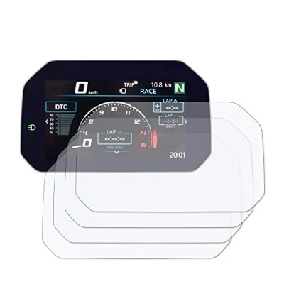 Abbildung von Speedo Angels Dashboard Displayschutzfolie Tachoschutzfolie für S1000RR (2019+) 2 x Ultra Klar &amp; Entspiegelt