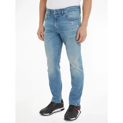Abbildung von Tommy Jeans Austin SLIM Tapered Fit, Herren, Größe: 34x34, Denim medium