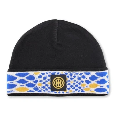 Abbildung von FC Internazionale Milano S.p.A. Wintermütze Unisex Erwachsene, Schwarz, One size