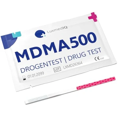 Abbildung von 10x Drogentest Ectasy (MDMA) Urin Cutoff 500 ng/mL 10 St