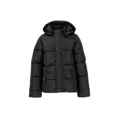 Abbildung von Zigzag Lusano Unisex Winterjacke für Kinder, Größe: 128, Black