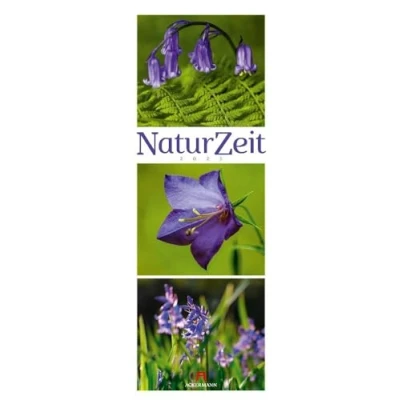 Abbildung von NaturZeit Kalender 2025, Triplet Wandkalender im Hochformat (24x66 cm) Landschaftskalender / Naturkalender