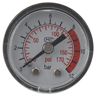 Abbildung von Asyduey R 0 12 Bar 170 PSI 10 mm Gewinde Gas Luftpumpe Druck Gauge Kompressor Manometer