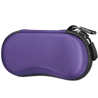 Abbildung von Fintie Brillenetui Sonnenbrille, EVA Kratzfeste Sonnenbrillen Etui Hardcase mit Karabiner Groß Brillen für Damen Herren Outdoor Sportbrille Fahrradbrille