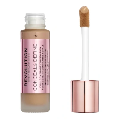 Abbildung von Makeup Revolution Conceal &amp; Define Foundation Foundation, Damen, Größe: 23 ml, F12