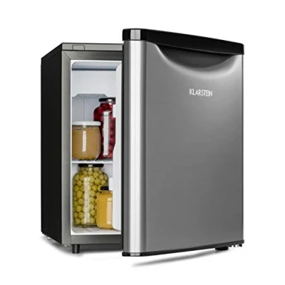 Abbildung von Klarstein Kühl /Gefrierkombination HEA19 Yummy 47 bl 10045896, 51 cm hoch, 45 breit, Bier Hausbar Getränkekühlschrank Hotel Mini Fridge