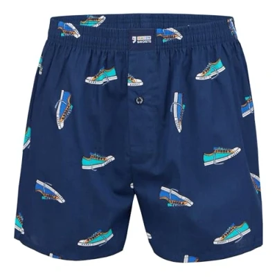 Abbildung von Happy Shorts WIDE Mouse WITH Hearts Boxershorts, Herren, Größe: Medium, Sneaker