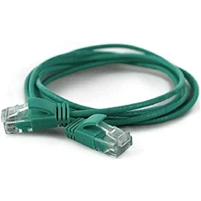 Abbildung von wantec wantecWire Patchkabel CAT6A (rund 2,8mm) UTP grün 1,0m