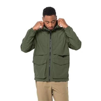 Abbildung von Jack Wolfskin Lightsome Wander Softshelljacke, Herren, Größe: Large, Greenwood