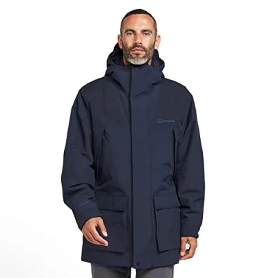 Abbildung von Berghaus Herren Breccan wasserdichte Parka Jacke Dark Blau/Blau M