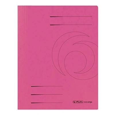 Abbildung von herlitz 11159910 Schnellhefter Quality, A4, fuchsia, kaufmännische und Behördenheftung, 25 Stück
