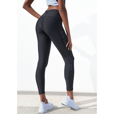 Abbildung von LASCANA ACTIVE Leggings, mit glänzendem Logoschriftzug