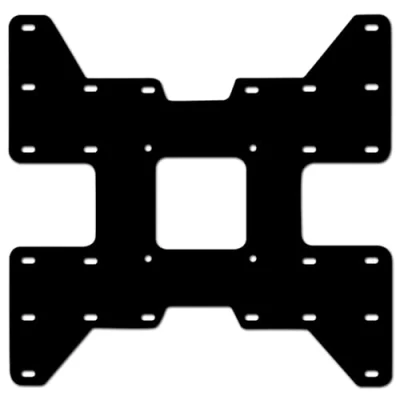 Abbildung von Drall VESA Adapter Adapterplatte für LED LCD Plasma Curved OLED Fernseher Halterung Erweiterung von 100 200 auf 300 schwarz Modell: AD3B