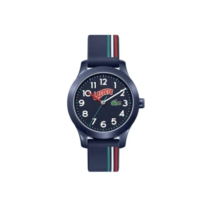 Abbildung von Lacoste Analog Quarzuhr für Kinder mit Blaues Silikonarmband 2030028