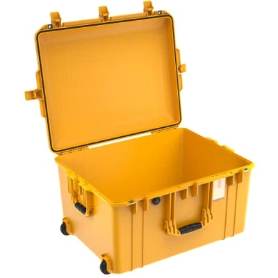 Abbildung von Peli 1637 Air Leichter Schützender Trolley für Kamera und Drohnen Equipment, Wasser Staubdicht, 89L Volumen, Ohne Schaumstoffeinlage, Farbe: Gelb