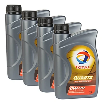 Abbildung von 4x MOTORÖL TOTAL QUARTZ 9000 ENERGY 0W 30 1L