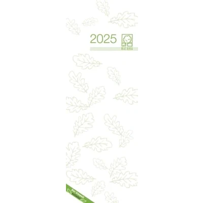 Abbildung von Zettler Vormerkbuch 2025 Recycling, 10,5x29,7cm, Taschenkalender mit 64 Seiten, Drahtkammbindung, 1 Woche auf 2 Tages , und Wochenzählung, Zweimonatsübersicht deutsches Kalendarium