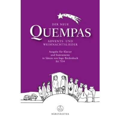 Abbildung von Der neue Quempas. Advents und Weihnachtslieder. Ausgabe für Klavier Instrumente. Spielpartitur(en), Singpartitur, Sammelband, Stimme(n): Advent ... 2 Melodieinstrumente Bass