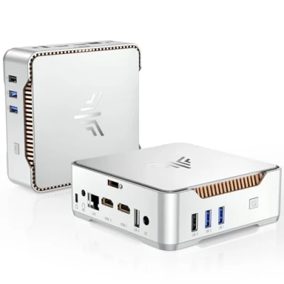 Abbildung von NiPoGi GK3 Plus Mini PC, Ιntel Alder Lake N95(bis zu 3,40 GHz), 16GB DDR4 512GB M.2 SSD Desktop Computer, 2X HDMI, 4K UHD Triple Display, Dual WiFi, Micro PC mit VESA für Büro/Heim.