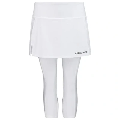 Abbildung von HEAD CLUB 3/4 Tights Skort Women, weiß, 3XL