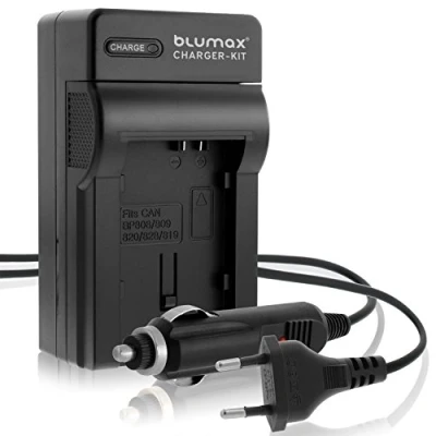 Abbildung von Blumax BP 828 Ladegerät passend zu diversen Canon Kameramodellen