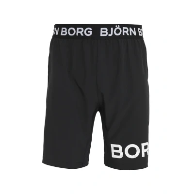 Abbildung von Björn Borg Shorts kurze Sporthose, Herren, Größe: Large, Black beauty
