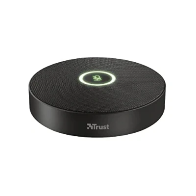 Abbildung von Trust Iris Externes Mikrofon für 4K Videokonferenz Kamera, Unterstützung bis zu 8 Personen, 10 m Kabel Schwarz