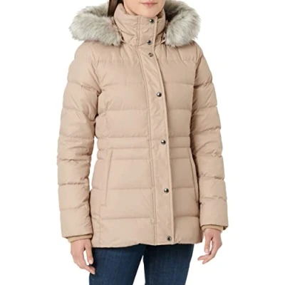 Abbildung von Tommy Hilfiger Damen Daunenjacke, Beige, XS