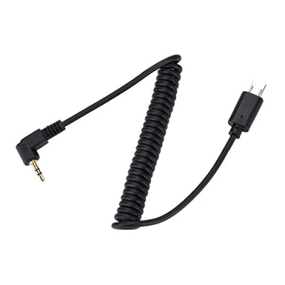 Abbildung von VBESTLIFE RM VPR1 3,5 mm / 2,5 Auslösekabel für RX1 RX10 RX100 A7S A7R A7 A7II A7III A9 A58 77M2 99M2 A3500 A5000 A5100 A6000 A6300 A6500,Schwarz(2,5