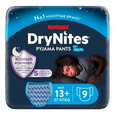 Abbildung von HUGGIES Windeln Nachtwindeln Jungen ab 13 bis ca. 17 Jahre, 27 St.