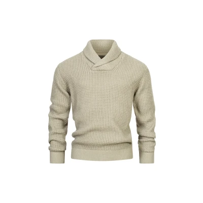 Abbildung von Indicode Jeans Brockly Strickpullover, Herren, Größe: Small, Stone