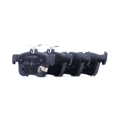 Abbildung von BREMBO P 24 217 Bremsbelagsatz mit akustischer Verschleißwarnung ohne Zubehör FORD: Galaxy Mk3 MPV, Focus Mk4 Limousine, Mondeo 5 Limousine kfzteile,