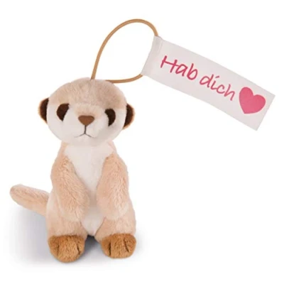 Abbildung von Nici Kuscheltier Plüschanhänger Erdmännchen (11cm) &quot;Hab dich lieb&quot;