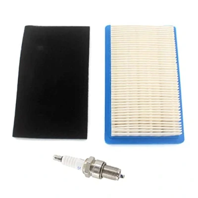 Abbildung von HURI Luftfilter mit Zündkerze für Motoren GXV140 GXV160 HRB475 HRB535 HR1950 HR2150 Benzin Rasenmäher Ersatzteil 17211 ZG9 M00 17218