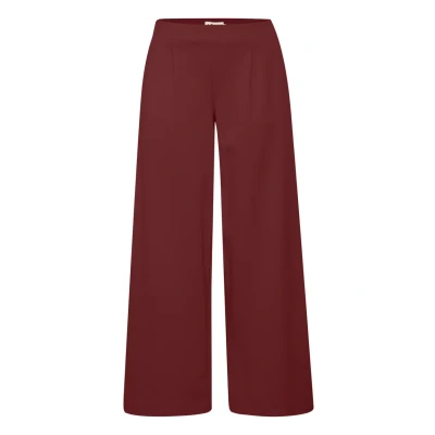 Abbildung von ICHI Ihkate SUS LONG WIDE PA2 Stoffhose, Damen, Größe: Large, Port royale