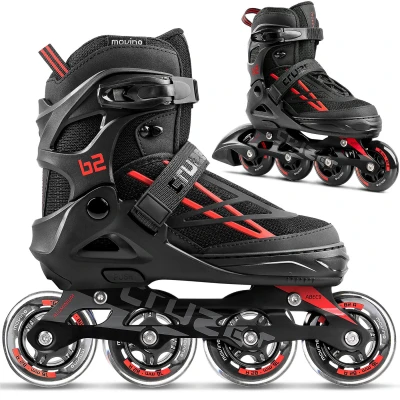 Abbildung von Kinder Fitness Inline skates Inliner Cruzer B2 Größe S Rot