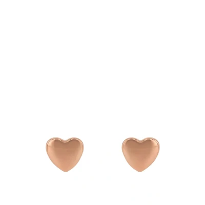 Abbildung von amor HERZ Ohrringe, Damen, Größe: One Size, Rosefarben