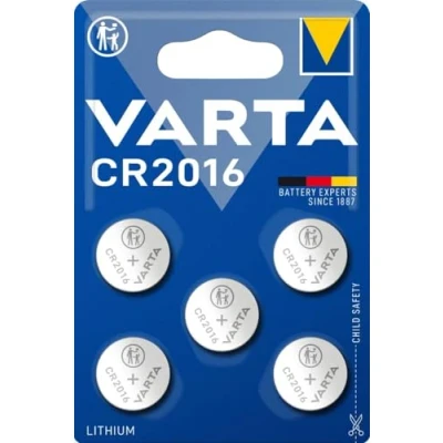 Abbildung von wns emg world Pack kompatibel mit VARTA CR 2016 Lithium Batterien, 5 Stück
