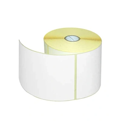 Abbildung von Netuno 1 Rolle Thermo Etiketten Weiß 100 x 150 mm 500 Stück Versandetiketten auf mit Perforation haftend selbstklebende für Thermodrucker Logistik Lager Papieretiketten 10 15 cm