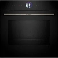 Abbildung von BOSCH Backofen mit Mikrowelle Serie 8 HMG776NB1, Backauszug