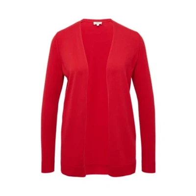 Abbildung von s.Oliver Cardigan aus Viskose Baumwollmix rot 38