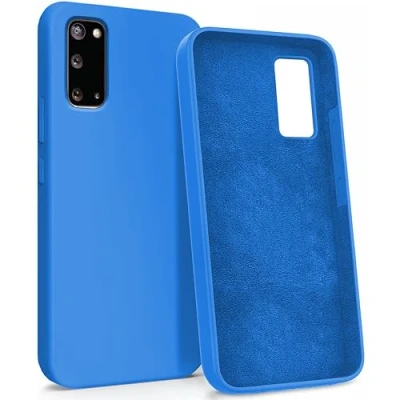 Abbildung von MyGadget Hülle für Samsung Galaxy S20 Gummierte Handyhülle [ 3 Layer Struktur ] Schutzhülle mit Soft Inlay &amp; Hardcase Cover außen Königsblau